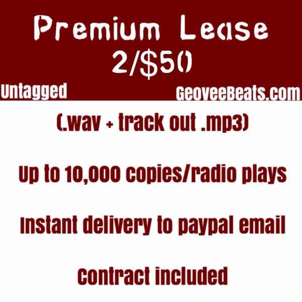 Geovee Beats Premium lease beat sale untagged wav mp3 photo services flyer GeoveeBeats